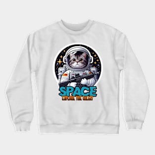 Animal in Space Crewneck Sweatshirt